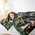 thumbnail image 4 of Feelyou Kawaii Jungle Mushroom Bedding Comforter Set for Teens, Cartoon Snail Twin Comforter Sets, Rustic Farmhouse Reversible Bedding Set, Luxury Bedroom Decor, 2-Piece, 4 of 8