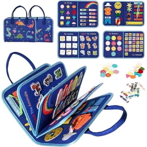 Beautysureup Busy Board Montessori Sensory Toy