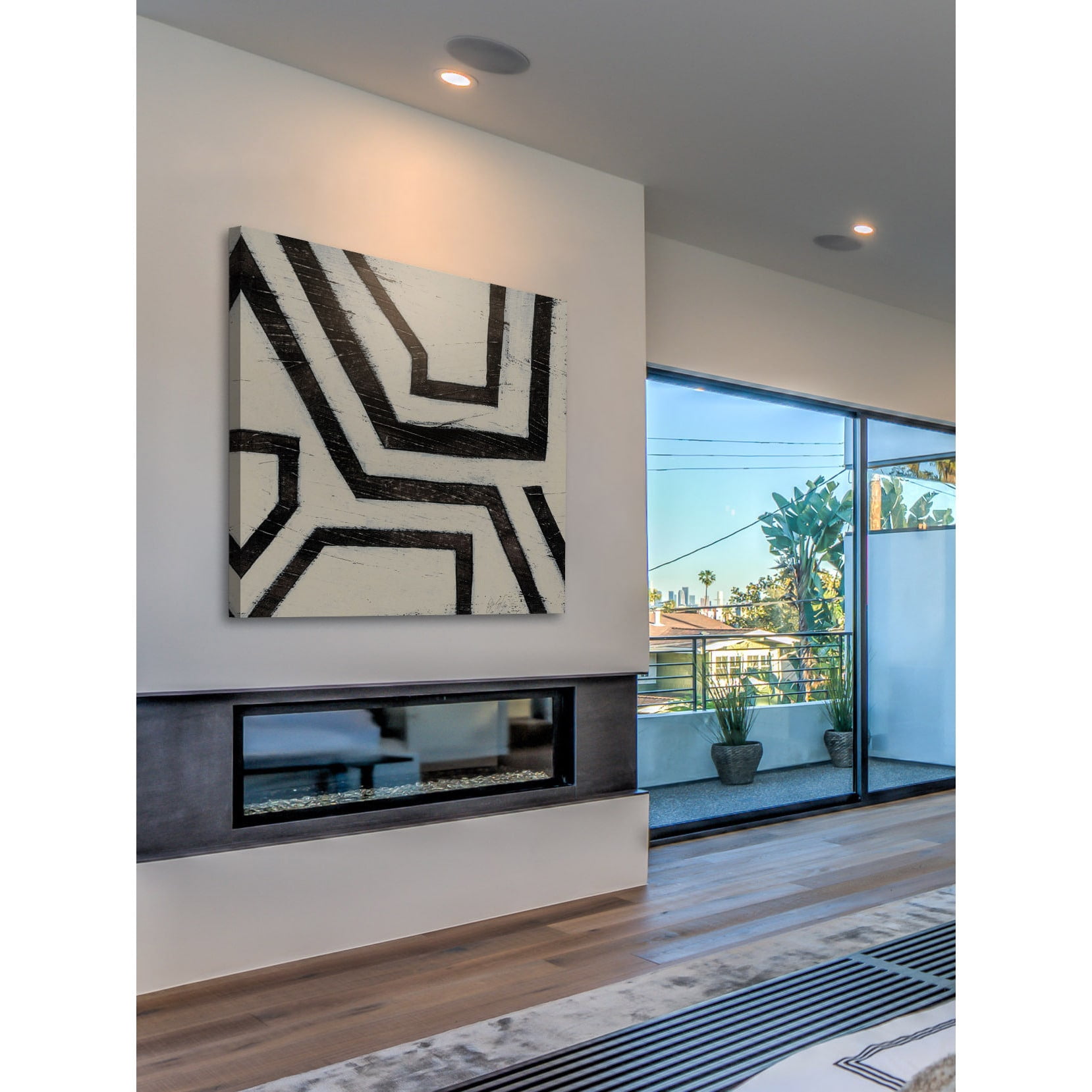 Marmont Hill "Hieroglyph III" Painting Print on Wrapped Canvas