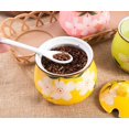 thumbnail image 4 of Ceramic Japanese Hand Painted Flower Sugar Bowl Seasoning Jar with Lid Spoon, 4 of 7
