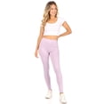 thumbnail image 4 of Women's Casual High Waist Solid Full Length Leggings, 4 of 5