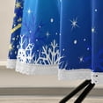 thumbnail image 5 of SKYSONIC 60" Magic Christmas Tree Round Tablecloth Snowflake Table Cloth Cover Mat Washable Polyester Dining Decorative for Holiday Home Picnic Party Wedding, 5 of 7