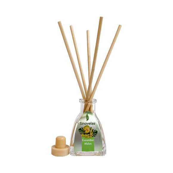 Difusor ecológico Cucumber Melon set de 3 aromatizante Sinovelas Sinofragance Reed Diffuser, 30 ml Cucumber Melon