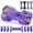 Purple, variant on Adjustable Dumbbell Set of 2, 4 in 1 Hand Weights for Women at , 5 lb Weights Dumbbells set of 2, Each 2lb 3lb 4lb 5lb with TPU Soft Rubber Handle for Gym Exercise