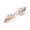 Rose gold, variant on QIQUWOHUL Crystal Rhinestone Mini Barrettes Clip Designer Fashion Hair Accessories For Women Girls Cool Birthday Gift