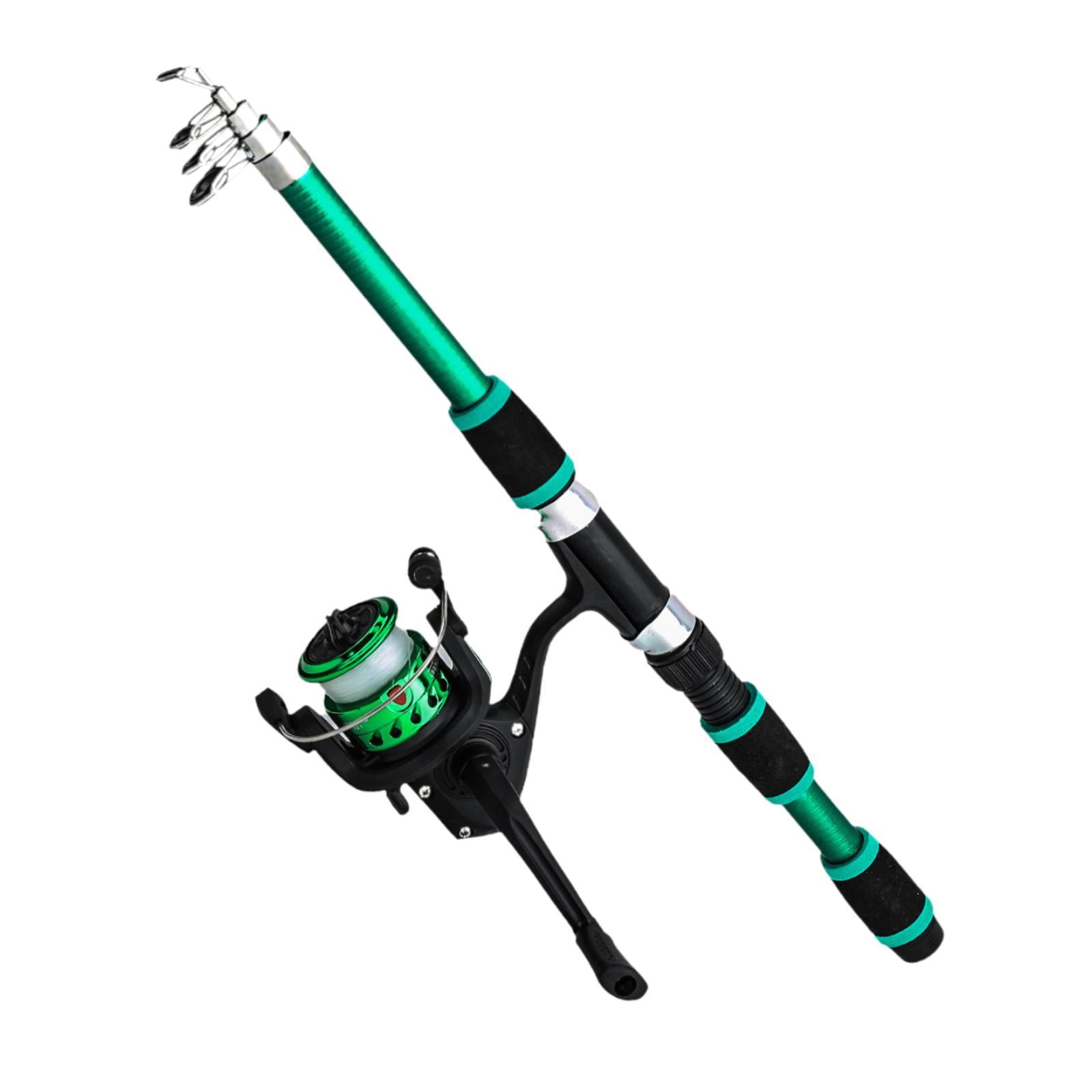 GARENDE Fishing Pole Equipment Kids Fishing Rod and Reel Combo for Outdoor Beginners Green