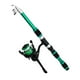 thumbnail image 4 of Juego de caña y carrete de pesca para niños, versátil, fácil de operar, telescópico Verde, 4 of 8