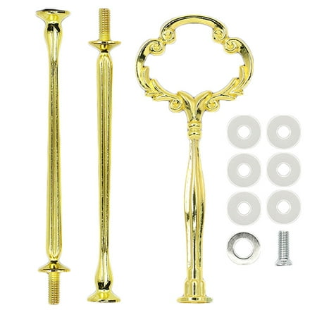 

Juhai Cake Holder Stick Reusable Not Easy to Break Solid Cake Dessert Hardware Fitting for Bakery