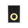 thumbnail image 3 of Monoprice 2-Way Aramid Fiber In-Wall Speakers - 6.5 Inch (Pair) Titanium Silk Dome Tweeters - Caliber Series, 3 of 6