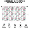 thumbnail image 2 of Blackout Kids Curtains,Pioneer Flower Floral Print Pattern Childrens Insulated Curtains Set Of 2,Bedroom Essentials,Toddler Room Decor 52"x63", 2 of 5