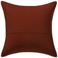 thumbnail image 2 of Stylo Culture Indian Decorative Throw Pillow Covers 16 x 16 Patchwork Embroidered Brown Sequins 40 x 40 cm Home Decor Cotton Geometric Square Cushion Covers | Set Of 5, 2 of 3