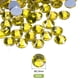 thumbnail image 2 of Uxcell 2880 Pcs Strass Hotfix Gemas de Cristal de Fondo Plano SS8 2.5mm Amarillo, 2 of 5