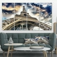 thumbnail image 1 of The Paris Paris Eiffel TowerView from Ground - Cityscape Canvas Print, 1 of 3