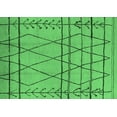 thumbnail image 1 of Ahgly Company Indoor Rectangle Oriental Emerald Green Industrial Area Rugs, 2' x 3', 1 of 4