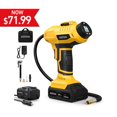 thumbnail image 2 of AstroAI Tire Inflator with Digital Pressure Value Screen, 160 PSI Cordless Car Air Pump, with 20V Rechargeable Battery, Yellow, Gifts, 2 of 9