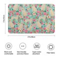 thumbnail image 3 of Golden Retriever Dog and Flowers Bathroom Rugs Mat,Non Slip Microfiber Bathroom Rug,Rubber Backing,Soft Bathroom Mats for Bathroom Floor,Tub and Shower,17x27in(43x68cm), 3 of 5