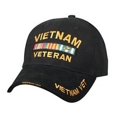 thumbnail image 2 of Rothco Vietnam Veteran Deluxe Low Profile Baseball Hat Cap - Black, 2 of 2