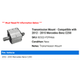 thumbnail image 2 of Transmission Mount - Compatible with 2012 - 2015 Mercedes-Benz C250 2013 2014, 2 of 2