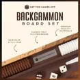 thumbnail image 2 of Get The Games Out Travel Backgammon Set Small Classic Board Game Map Edition, 2 of 5