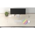 thumbnail image 2 of Polka Dots Mouse Pad for Computers, Polka Dots in Soft Rainbow Colors Big Points Eternal Shapes Retro Pattern, Round Non-Slip Thick Rubber Modern Gaming Mousepad, 8" Round, Multicolor, by Ambesonne, 2 of 2