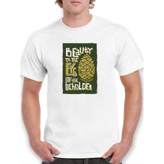 Beauty Abstract Pinecone T-Shirt Men -Image by Shutterstock, Male Small