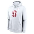 thumbnail image 2 of Men's Nike White Stanford Cardinal Primetime Club Fleece Pullover Hoodie, 2 of 3