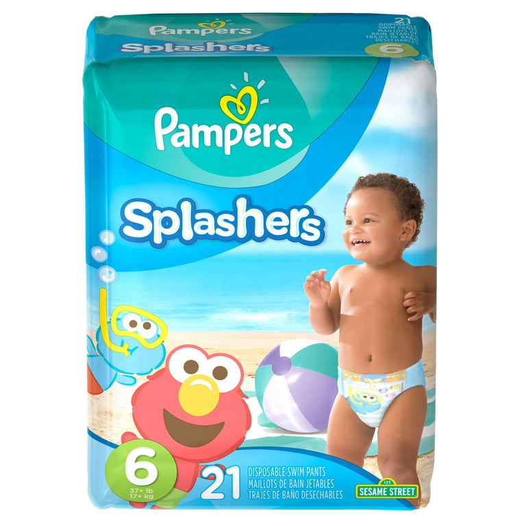 Pampers Splashers Swim Diapers Size 6 21 count