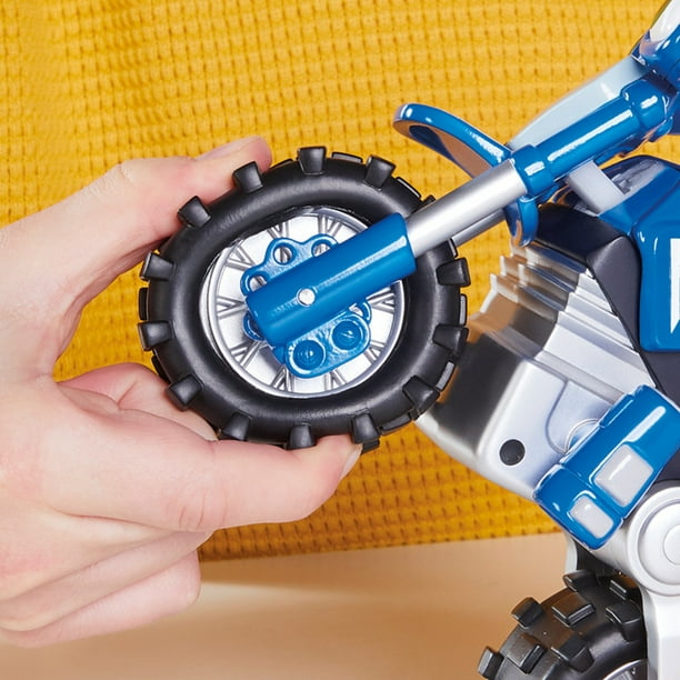 Ricky Zoom - Jeu Tomy Launch & Go Exclusive Loop Hoopla, Moto à Roue Libre Pour Enfants Dès 3 Ans, Figurine Et Lanceur