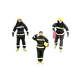 thumbnail image 4 of 3 Pcs Figurines Miniatures de Pompier Modèle de Personnes Diorama Figurines d'Action 72e, 4 of 9