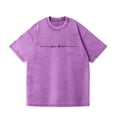 thumbnail image 3 of Graphic Tennis Tees for Women Versatile Women's Washed Oversized T Shirt with Drop Shoulder Casual Fit for Everyday Comfort Easy Styling Purple XXL, 3 of 3