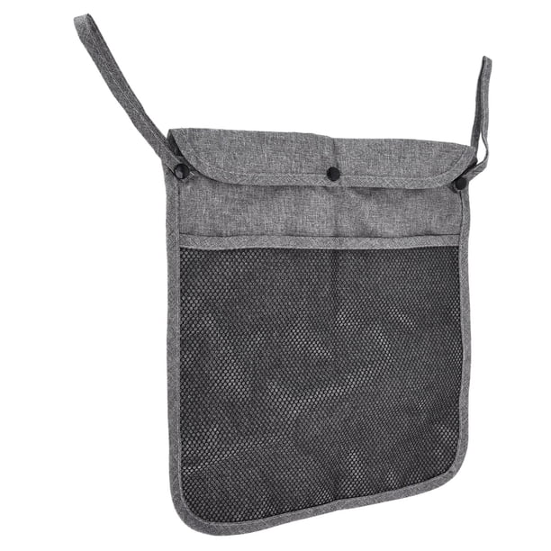 Bolsa Colgante de Cochecito, Organizador de Cochecito para Bebés Lavable Gris Transpirable Secado Rápido Para Compar Salientes