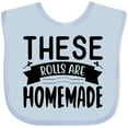 thumbnail image 3 of Inktastic Thanksgiving These Rolls Are Homemade Boys or Girls Baby Bib, 3 of 4