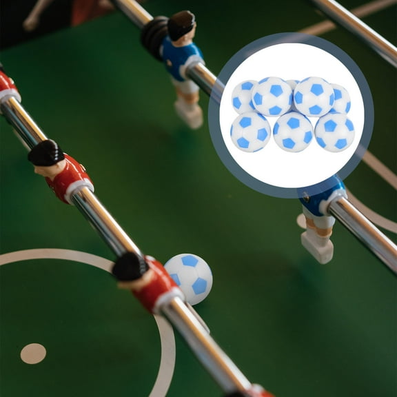 PAMINGONO 8Pcs Table Soccer Foosball Balls Mini Soccer Balls for Home Entertainment Office Leisure