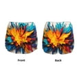 thumbnail image 6 of Goofa Colorful Paint Print Printed Women 2 in 1 Running Shorts,Quick Dry Athletic Workout Shorts,High Waisted Athletic Shorts with Liner Pockets-X-Large, 6 of 9