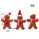 thumbnail image 4 of Muñeco de jengibre para decoración navideña, adorno colgante para árbol de Navidad, fiesta en el jardín, hogar, Año Nuevo, regalos para niños, juego de 3 piezas, 4 of 5