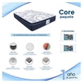 thumbnail image 2 of Paquete Colchón matrimonial Core con Euro Top y 2 almohadas, firmeza media, 2 of 5