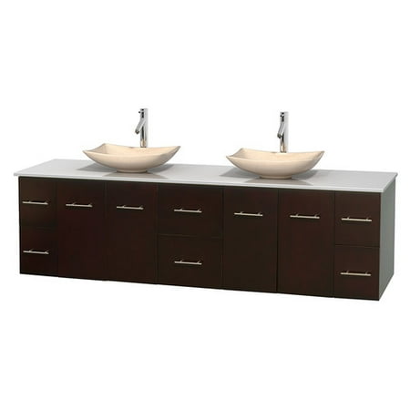 Wyndham Collection Centra 80 Inch Double Bathroom Vanity In Centra 80 Inch Double Bathroom Vanity