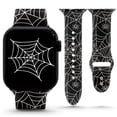 thumbnail image 2 of Correa de silicona FoxiBands Spider Web para Apple Watch, 2 of 7