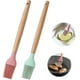 thumbnail image 1 of Set Of 2 Silicon Basting Brush - High Temperature Resistance Silicone Grill Brush Soft Bristles Kitchen Silicon Brush Easy To Clean Suitable For Sauce, 1 of 5