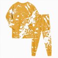 thumbnail image 6 of TOWED22 Girls Boys Halloween Pajamas Set Sleepwear Rainbow Unicorn Pjs Toddler Long Sleeve Jammies Kids Sleepwear(Yellow,4Y), 6 of 8