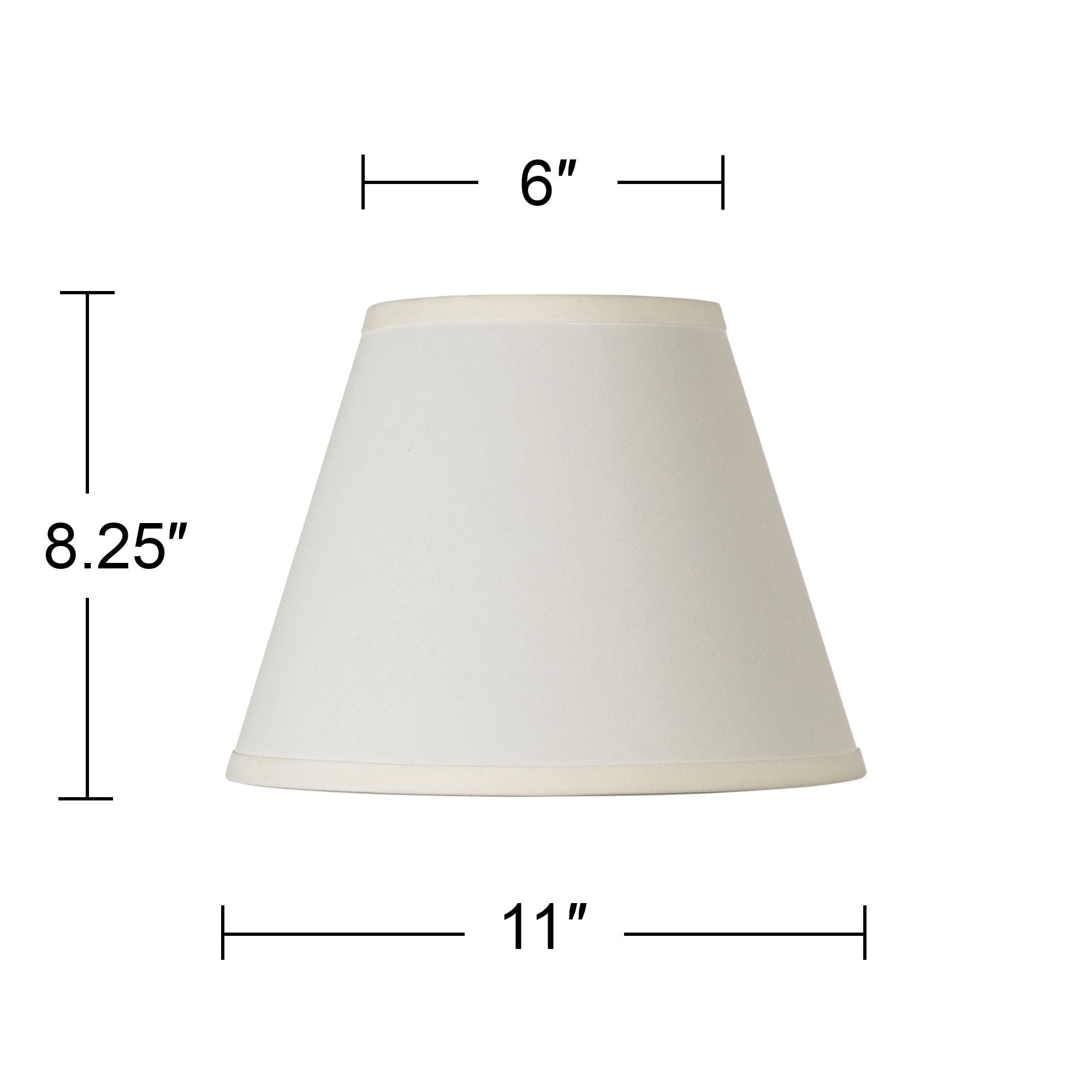 Springcrest Disa Clay Sandstone Linen Empire Lamp Shade 6x11x8.25 (Spider)