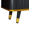 thumbnail image 5 of Luxury minimalist media console with two cabinets one drawer for 85-inch TVs in living room keeps things in order, 5 of 5