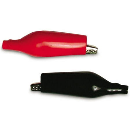 

Gardner Bender Inc 6PK 2 Pak Alligator 2 Fully Insulated Battery Clip 3A 1 Black & 1 Red