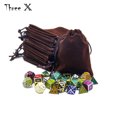thumbnail image 3 of Juego de 10 bolsas de transporte de terciopelo duradero con cordón para dados, embalaje de regalo de joyería, 4,0 "x 3,15", 3 of 4