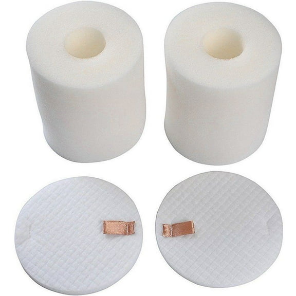 ESC ®  2 Set Foam Felt Filter For Shark Rotator Pro Vacuum NV500, NV500CO, NV501, NV502, NV503, NV505 NV500W & NV550 NV552 NV 520 UV560 Compatible to Shark Part # XFF500 and XHF500