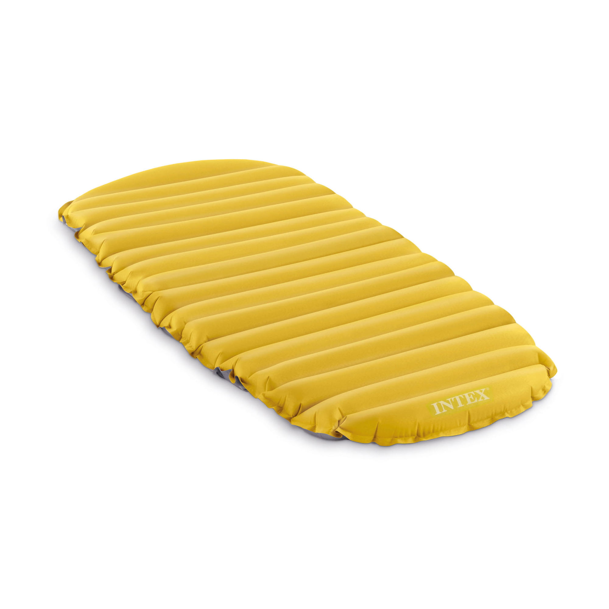 Intex Cot Size Inflatable Camping Tent Sleeping Mattress Pad Open Box Yellow 