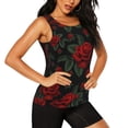 thumbnail image 2 of Gaeub Roses Women's Workout Tank Tops Lightweight Sleeveless Shirts for Women for Athletic Running Tennis Yoga - Small, 2 of 9