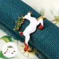 thumbnail image 2 of 2pcs Christmas Reindeer Shape Napkin Rings Napkin Holders for Dinning Room, 2 of 9