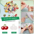 thumbnail image 4 of 60 Pcs Fruit Iron on Patches Summer Fruit Themed Polyester Embroidered Self Adhesive Patches Watermelon Lemon Pineapple Shapes for Clothing DIY Accessories Clothes Decoration Patches, 4 of 9