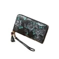 thumbnail image 1 of Sonducket Cartera de cuero para mujer, monedero para llaves, tienda escolar, moda Vintage, monedero, organizador de tarjetas de crédito, bolsillo con Carteras Tipo 2 Sonducket AP012762-02, 1 of 6